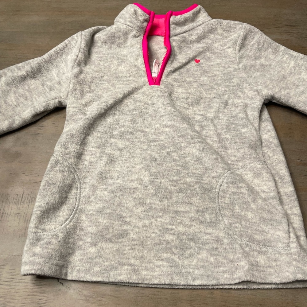 Carter’s fleece zip up with pockets